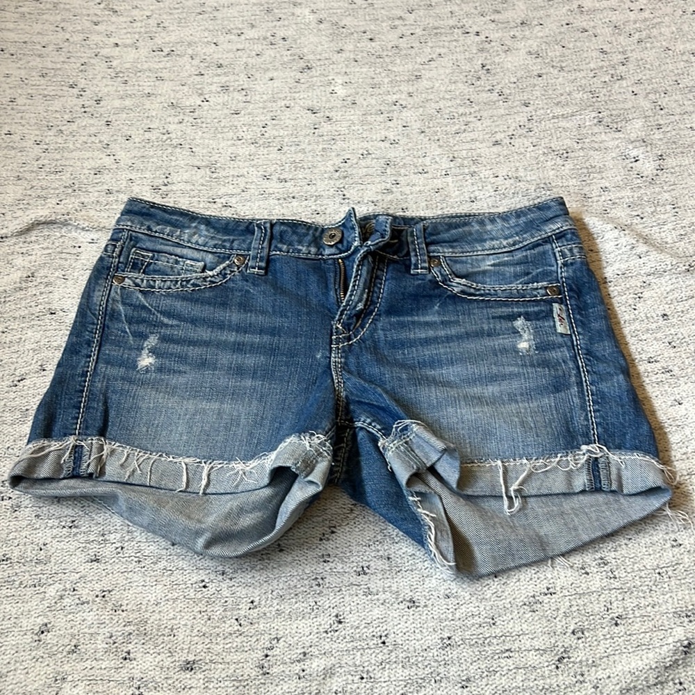 Silver Jeans Toni 3 1/2 Jean Shorts